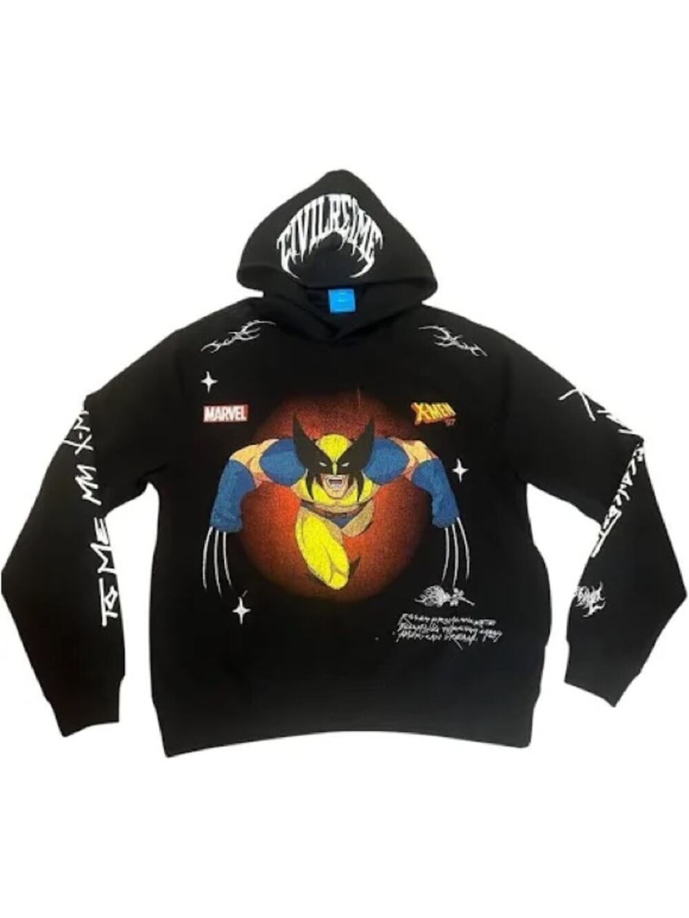 NWT Civil Regime x X-Men '97 Wolverine The Weapon Hoodie Size Large AOP Limited